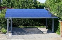 carport avec panneau solaire