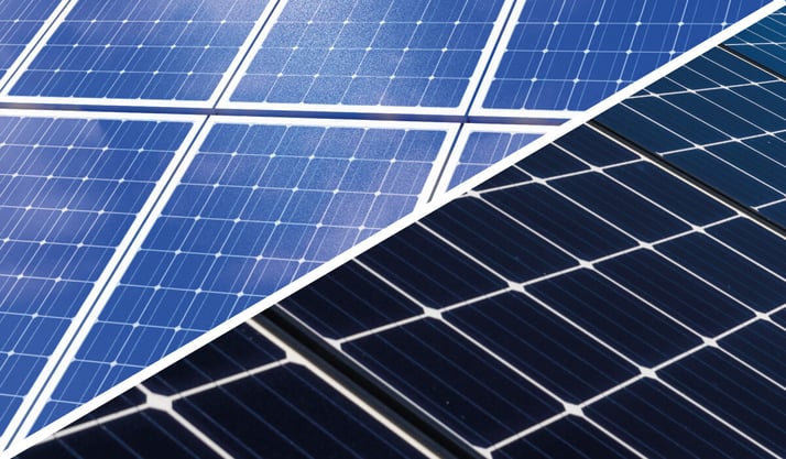  Panneau solaire monocristallin ou polycristallin