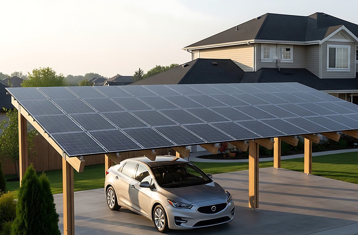 Carport photovoltaïque
